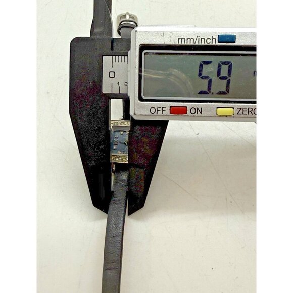 Fossil F2 Nordstrom ND-3586 Quartz Square Women's Watch Crystal Bezel Black Band - Picture 6 of 7